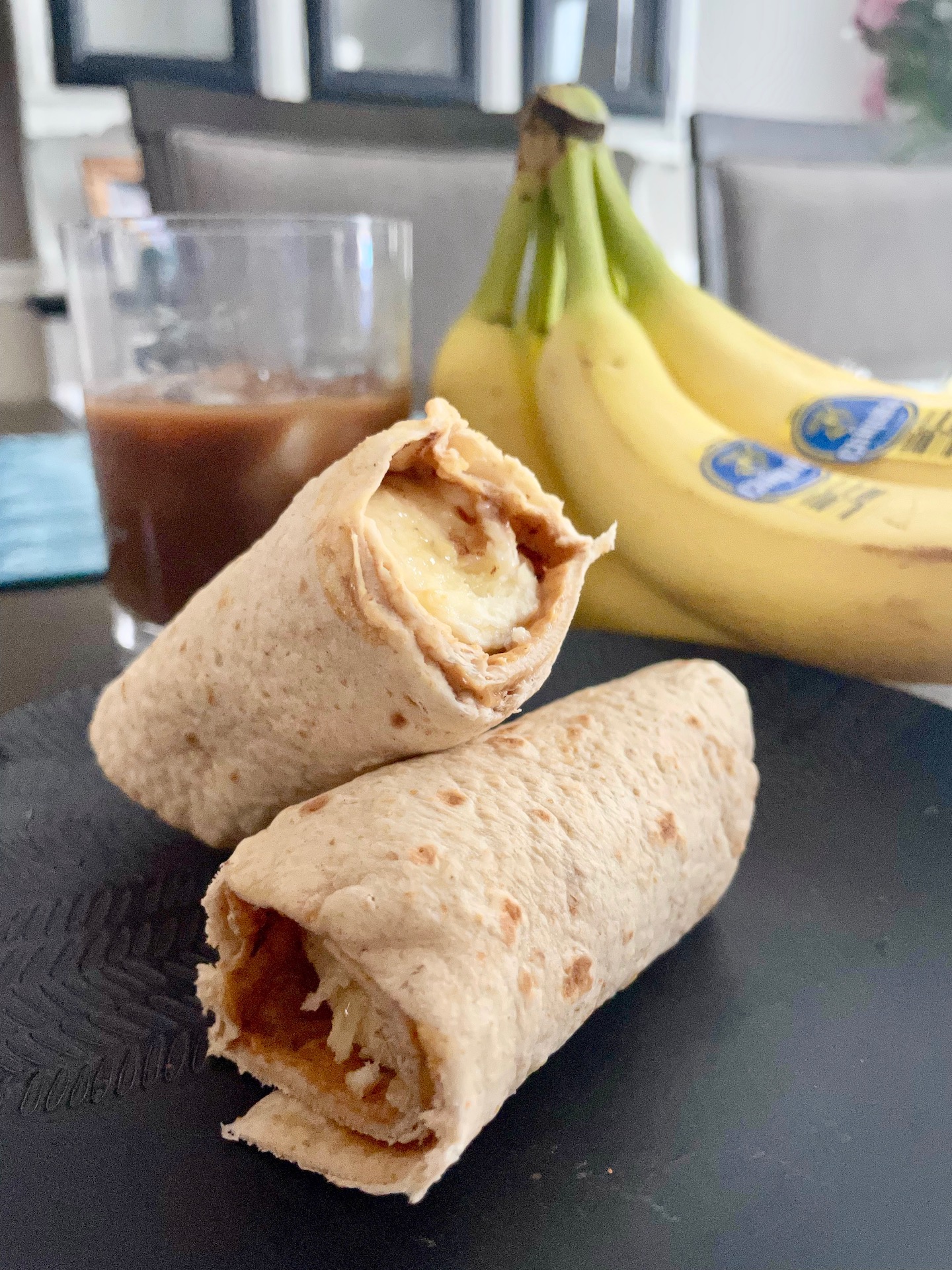 Peanut Butter Banana Wraps